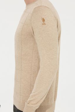 U. S. Polo Assn Мужской свитер из каменного меланжа - U.s. polo assn фото 7