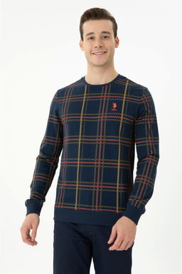 Мужской темно-синий свитшот Неожиданная скидка в корзине - U.s. polo assn фото 3