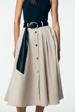 BELTED COMBINATION DRESS - Zara фото 3