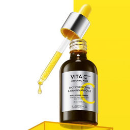 MISSHA Сыворотка для сияния кожи с витамином С MISSHA Vita C Plus Spot Correcting & Firming Ampoule, 30 мл  фото 5