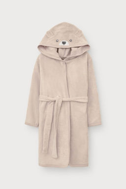 Crockid _ К 5765-1/темно-бежевый(мишка) халат дет