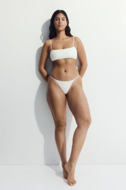 Sujetador bandeau de microfibra con relleno - H&m фото 3