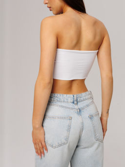 Женский топ-бандо Lingeamo белый ЛТ-10 (1)  фото 4