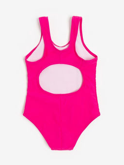 Купальник для девочки слитный MINAKU: Swim Collection, розовый, рост 128-134 см
