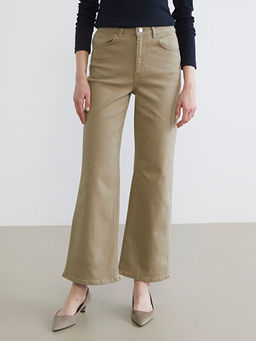 Wideleg Kad?n Jean Pantolon