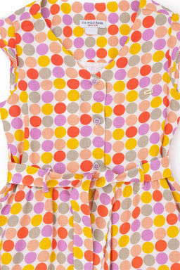 КРАСНОЕ тканое платье для девочки - U.s. polo assn фото 3