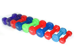 Гантель виниловая SPRINTER. Вес 4,5 кг.