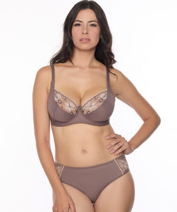 -20% Трусы Valeria 20035 бирюзовые цветы на фраппе  фото 4