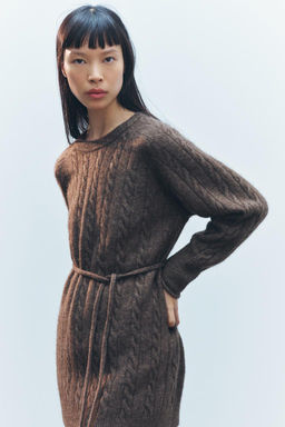 CABLE KNIT WOOL JUMPER - Zara фото 2