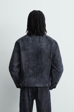 CROPPED FIT CORDUROY JACKET - Zara фото 3