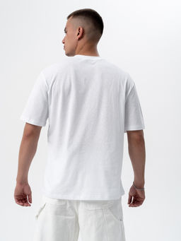 Футболка хлопок 100%,белая - Binita фото 8