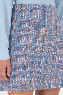 Женская синяя тканая юбка Неожиданная скидка в корзине - U.s. polo assn фото 5