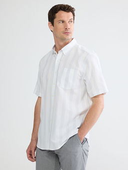 Regular Fit ?izgili Arm?rl? Erkek G?mlek