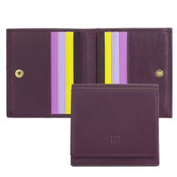 Итальянский кожаный кошелек DuDu серии Flavio | темно-фиолетовый