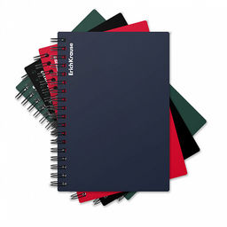 Цена за 60 шт. Тетрадь общая с пластиковой обложкой на спирали ErichKrause Classic, ассорти, А5, 60 листов, клетка