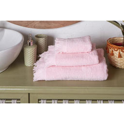 Полотенце махровое LoveLife Fringe 30х60 светло-розовый,100% хлопок, 360 г/м2  фото 5