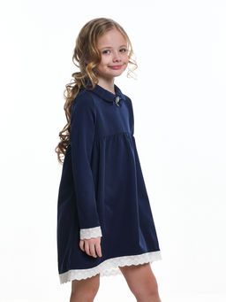 Платье с брошкой UD 7783 т.синий/капелька - Mini maxi фото 4