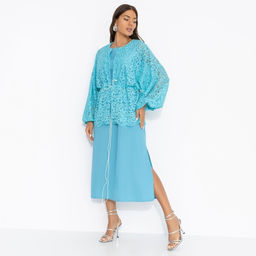 Двойка дизайнерская, Цвет нежности (turquoise, 2 в 1) - Charutti фото 2