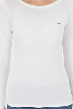 Женский белый свитшот с круглым вырезом Неожиданная скидка в корзине - U.s. polo assn фото 6