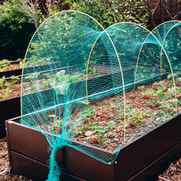 Цена за 2 шт. Сетка садовая, мягкая, 5×4 м, ячейка 15×15 мм, от птиц, Greengo