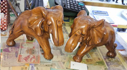 Статуэтка Слон 2 штуки 14х22 см / DR-470 /уп 12/