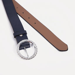 Ремень женский, ширина 3 см, винт, пряжка метал, цвет синий - Simaland фото 2