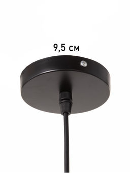 Светильник «Орбиталь» 1×40 Вт, Е27, 33×33×33(+100)см, чёрный/бронза/хром