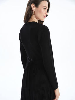 Bisiklet Yaka Kad?n Triko Elbise