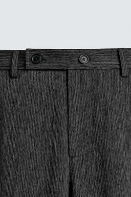 TEXTURED CARROT FIT TROUSERS - Zara фото 8