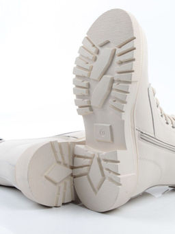 04-PAT159-2Z MILK Ботинки зимние женские (натуральная кожа, 100% шерсть)