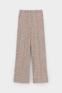 ЕВТ 4151/бежевые мини косы брюки жен