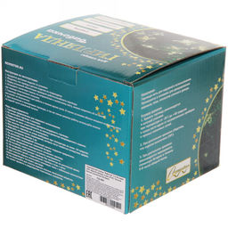 Гирлянда для улицы "Бабочка" 3 м 20 ламп LED чёрный провод, 2 реж.,IP-55, Теплый белый (солнечная батарея)