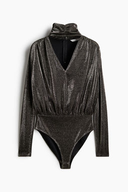 Body drapeado con brillo - H&m фото 4