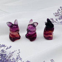 Фигурка резная "Пикачу" из Флюорита