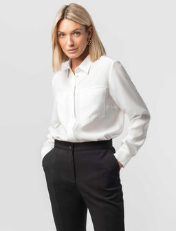 VILATTE / Блузка из вискозы с лиоцеллом  фото 4