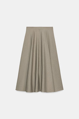 HERRINGBONE LAYERED SKIRT ZW COLLECTION - Zara фото 5