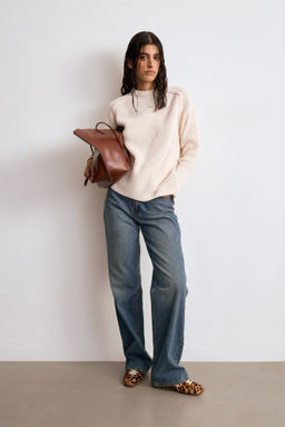 Джемпер вязанный с открытыми срезами - Mollis фото 2