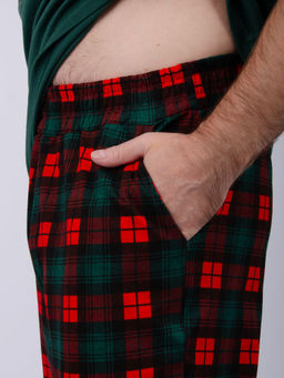 Пижама Дилан, трикотаж - Малина фото 7