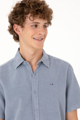 Erkek Mavi K_sa Kollu G_mlek Sepette S_rpriz _ndirim - U.s. polo assn фото 2