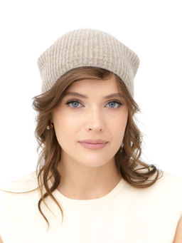 Шапка из шерсти UL серая