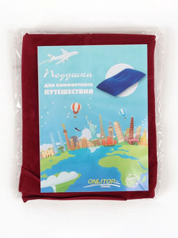 Подушка надувная, для путешествий, 46×29 см, МИКС