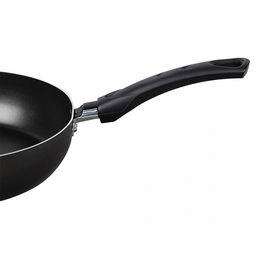 "Атлас" Сотейник с антипригарным покрытием д26см, h7см, s1,5мм, 2 бакелитовые ручки (Россия)