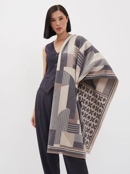 в СОСТАВЕ ШЕРСТЬ и КАШЕМИР! Большой,теплый двусторонний палантин