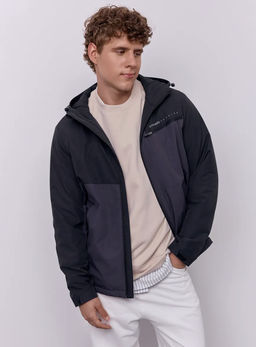 E2418-3 Куртка демисезонная с капюшоном