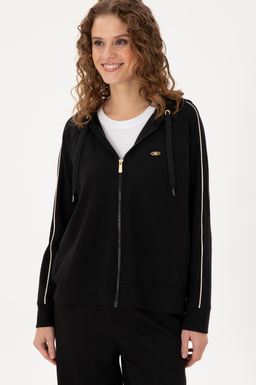 Женский черный свитшот Неожиданная скидка в корзине - U.s. polo assn фото 3