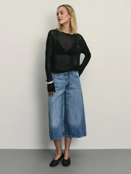 Джинсовые шорты бермуды удлиненные / Zarina  фото 7