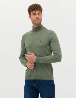 Duman Slim Fit Bal_k__ Yaka Basic Triko Kazak