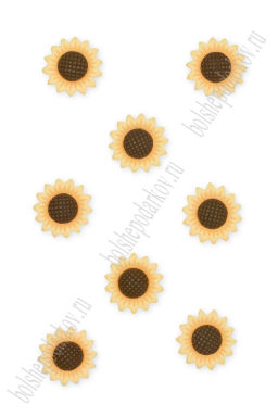 Кабошон "Подсолнух" 2,5*2,5 см (20 шт) SF-8059, №3