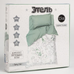 Постельное бельё Этель 1,5 сп Fairy tale 143х215 см, 150х214 см, 50х70 см -1 шт, 100 % хлопок, бязь  фото 5
