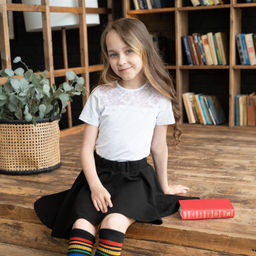 Джемпер детский белый